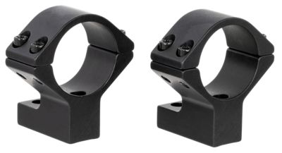 Talley Scope Mount/Ring Combo for Tikka T1/T1X, 1 in. Tube, Medium, 0 MOA, Black Anodized, Aluminum
