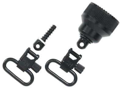 Uncle Mike's Mag Cap Swivel Set for 20 Gauge Remington 870/870 Youth, Steel, Blue Finish, 1 in. Loop Size, Quick Detach Style