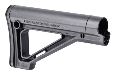 Magpul MOE Carbine Stock for AR-15/M16/M4 with Mil-Spec Tube (Tube Not Included), Fixed, Stealth Gray, Synthetic