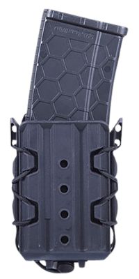 High Speed Gear Taco V2 Rifle Mag Pouch, 2 in. Belt Clip/MOLLE U-Mount, Black, Polymer