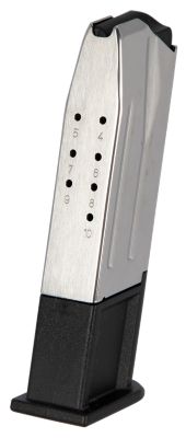 Springfield Armory 10 Round 9mm Luger Magazine for Springfield XD-M, Stainless Steel
