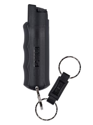 Sabre 25-Burst Red Pepper/UV Dye/Tear Gas Pepper Spray with Case, Black