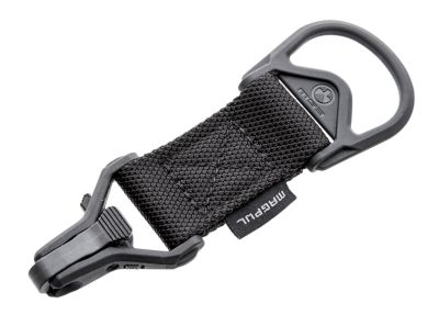 Magpul MS1/MS3 Sling Adapter for AR-15/M4/M16, Steel, Black Melonite Finish, Polymer Hardware, Nylon 1.25 in. Webbing