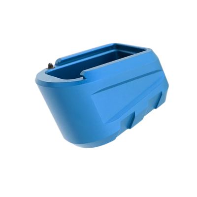 Tyrant CNC Magazine Extension for Sig P365 X Macro, 9mm, 3 Round Capacity, Blue, Aluminum