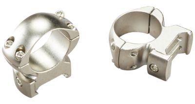 Weaver Mounts Grand Slam Rings, 1 in. Tube, High, Weaver, Silver, Steel