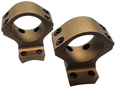 Talley Scope Mount/Ring Combo for Browning X-Bolt, 34mm Tube, Medium, 0 MOA, Burnt Bronze, Aluminum