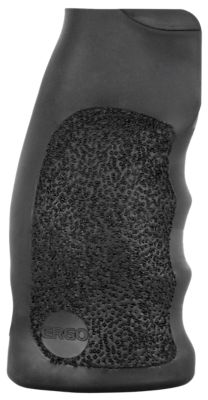 Ergo TDX-0 Tactical Deluxe Flat Top Zero Angle Grip for AR-Platform & Precision Rifles, Black, Suregrip Rubber