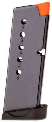 Taurus 6 Round 40 S&W Magazine for Taurus G2s, Black, Metal