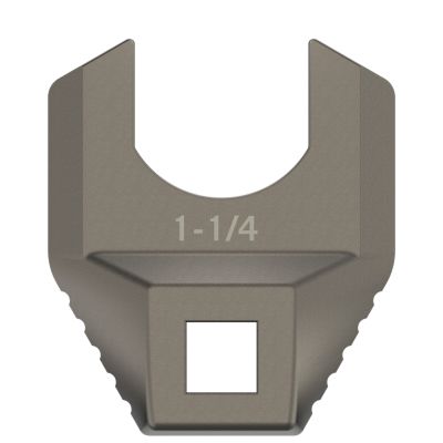 Real Avid/Revo Master-Fit Barrell Nut Wrench for AR-Platform, 1-1/4 in., Titanium/Stainless Steel, Free-Float Handle