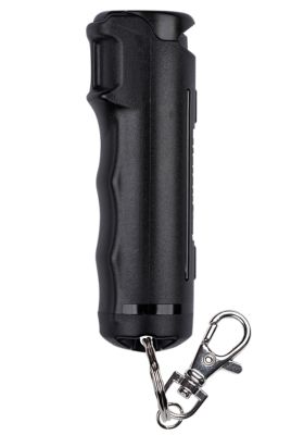 Sabre Flip-Top Pepper Spray with Clip, Black