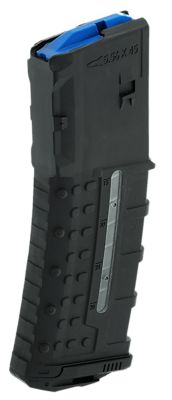 Leapers 30 Round 223 Rem Magazine for AR-15, Windowed, Black, Polymer/Steel
