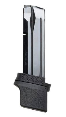Xtech Tactical 22+1 Round 9mm Magazine for FPC & M&P9 Compact, Black, Stainless Steel