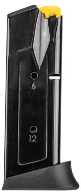 Taurus 12 Round 9mm Luger Magazine for Taurus G3C, Black, Steel
