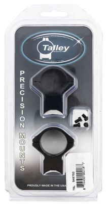 Talley Scope Mount/Ring Combo for Savage 93R/B.Mag/Mark II, 1 in. Tube, Medium, 0 MOA, Black Anodized, Aluminum