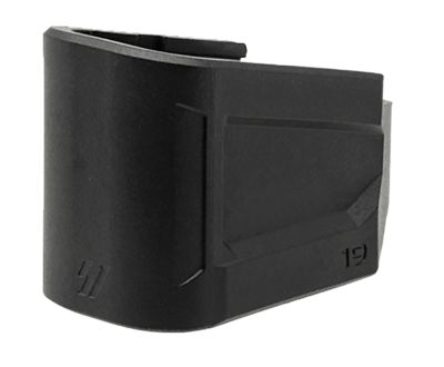 Strike Industries Enhanced Magazine Plate for Glock 19, +5 Rounds, 9mm Luger, Black, Polymer