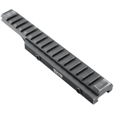 Weaver Mounts Flat Top Riser Rail for AR-15/M16, 0 MOA, Black Anodized