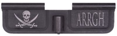 Spikes Ejection Port Door for AR-15, Black Phosphate, Pirate, Steel