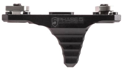 Phase 5 Weapon Systems M-LOK Mini Hand Stop, Black, Anodized 6061-T6 Aluminum