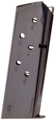 Taurus 6 Round 45 ACP Magazine for Taurus 1911 Officer, Blued, Metal