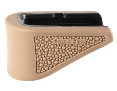 Hogue Extension Base Pad for Glock 42 6 Round Magazines, FDE, Overmolded Rubber