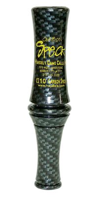 Haydels Carbon Speck Single Reed Open Specklebelly Goose Call, Black