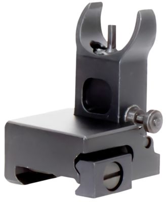 Aim Sports AR Low Profile Front Flip Up Sight for AR-15, Black Anodized, Low Profile