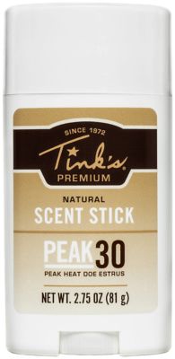 Tinks 2.75 oz. Peak30 Peak Heat Doe Estrus Deer Attractant Scent Stick