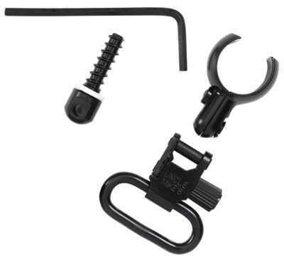 Uncle Mike's Magnum Band Swivel Set for .630-.675 in. Mag Tubes, Quick Detach, 115 CFL, Tri-Lock, Blued 1 in. Loop