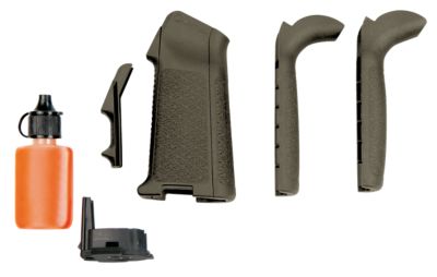 Magpul MIAD Type 2 Gen 1.1 Grip Kit for AR-Platform, Polymer, Aggressive Textured, OD Green