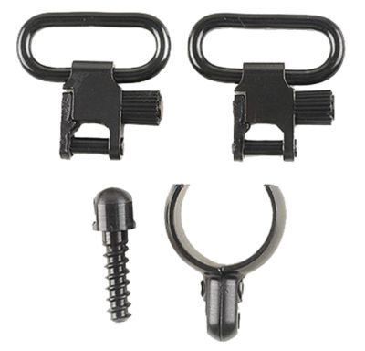 Uncle Mike's Magnum Band Swivel Set for 12 Gauge Single/Over Under Barrel Shotgun, Quick Detach, 115 SG-1, Blued, 1 in. Loop
