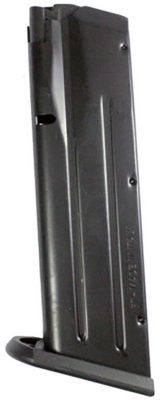 EAA WITNESS 14 Round 10mm Auto Magazine for Tanfoglio Witness, Black, Steel