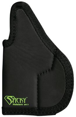 Sticky Holsters OR-3 Holster for Sig P365XL with Optic, Ambidextrous, Black/Green, Latex Free Rubber