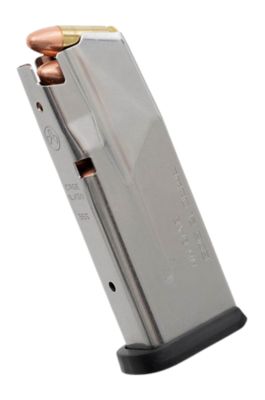 Magpul AMAG 12 Round 9mm Magazine for Sig P365, Silver, Stainless Steel