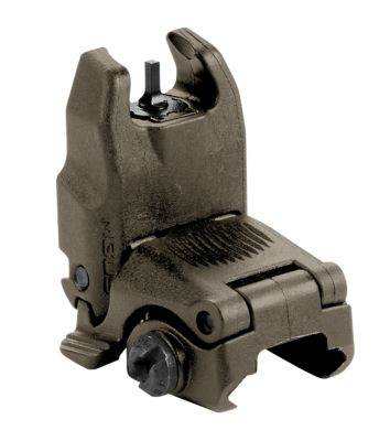Magpul MBUS Front Sight for AR-15/ M16, Olive Drab Green, Polymer, Spring-Loaded Flip Up