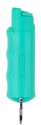 Sabre 25-Burst Pepper Spray with Key Ring, 10 ft. Range, Mint Green