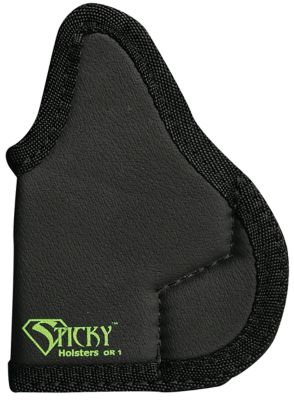 Sticky Holsters OR-1 Holster for Sig P938 with Optic/Kimber Micro 9, Ambidextrous, Black/Green, Latex Free Rubber