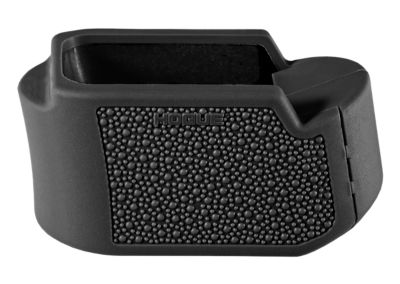 Hogue Extension Base Pad for Glock 19 10/15 Round Magazines, Black, Overmolded Rubber