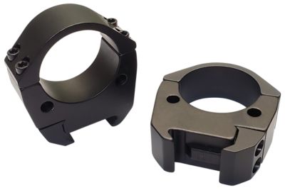 Talley Modern Sporting Rings, 34mm Tube, Medium, 0 MOA, Picatinny Rail, Black Anodized, Aluminum