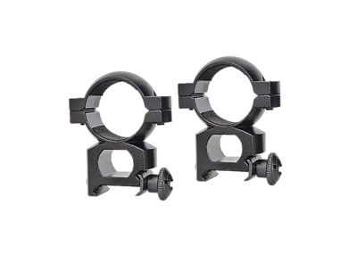Traditions Quick Peep Scope Rings for .22 Airgun/Rimfire, 1 in. Tube, 3/8 in. Grooved Receiver, Matte Black, Aluminum