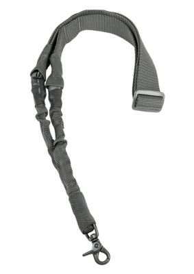 NCStar Single-Point Nylon Adjustable Bungee Sling, 44 to 60 in., Urban Gray