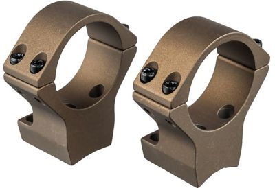 Talley Scope Mount/Ring Combo for Browning X-Bolt, 30mm Tube, High, 0 MOA, Short/Long Action, Burnt Bronze, Aluminum