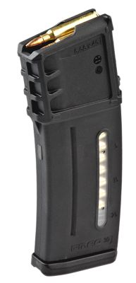 Magpul PMAG MagLevel 30 Round 223 Rem/5.56x45mm NATO Magazine for H&K G36, Detachable w/Capacity Window, Black, Polymer