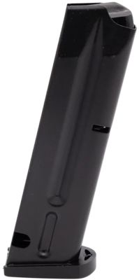 Beretta USA 10 Round 9mm Luger Magazine for Beretta 92FS, Black, Steel