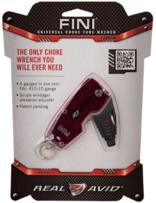 Real Avid/Revo Fini Universal Choke Tube Wrench for Shotguns, Stainless Steel