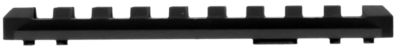 Aim Sports Picatinny M-LOK Rail Section, 9 Slot, Black Anodized