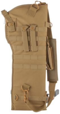 NCStar 22-29 in. Rifle/Carbine VISM Scabbard with Molle Webbing and Drainage Grommet, Tan