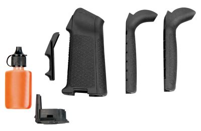Magpul MIAD Type 1 Gen 1.1 Grip Kit for AR-Platform, Aggressive Textured, Black, Polymer