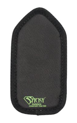 Sticky Holsters Comfort Pad IWB Holster, Ambidextrous, Black, Foam/Hook & Loop, Medium