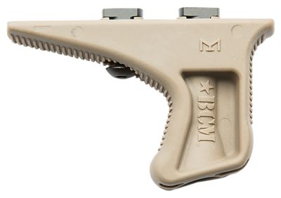 Bravo BravoGunfighter Kinesthetic Angled Grip MOD 3 for AR-15, Fits M-LOK, Polymer, Flat Dark Earth Finish