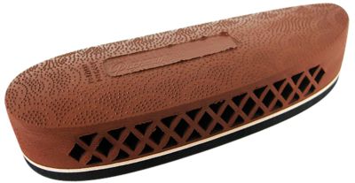 Pachmayr F325 Deluxe Pad for Shotguns, Small, Brown w/White Line, Rubber